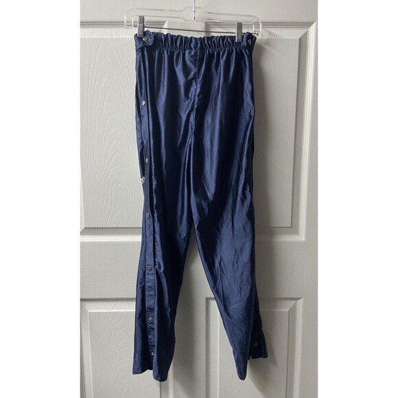 Teamwork Boys Size Large Blue Pull off Insulated Track Pants Pull up Navy Blue - Picture 2 of 6